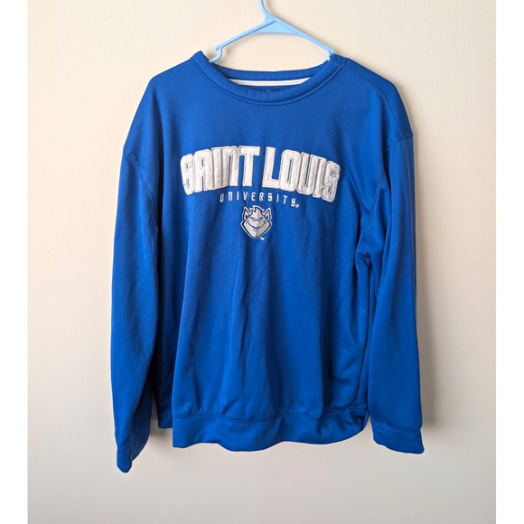 Champion Other - Champion Saint Louis Uni Billikens Blue Crewneck Sweatshirt Pullover Mens L